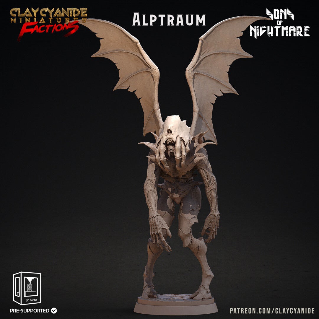 Sons of Nightmare - Alptraum - 32mm model - by Clay Cyanide