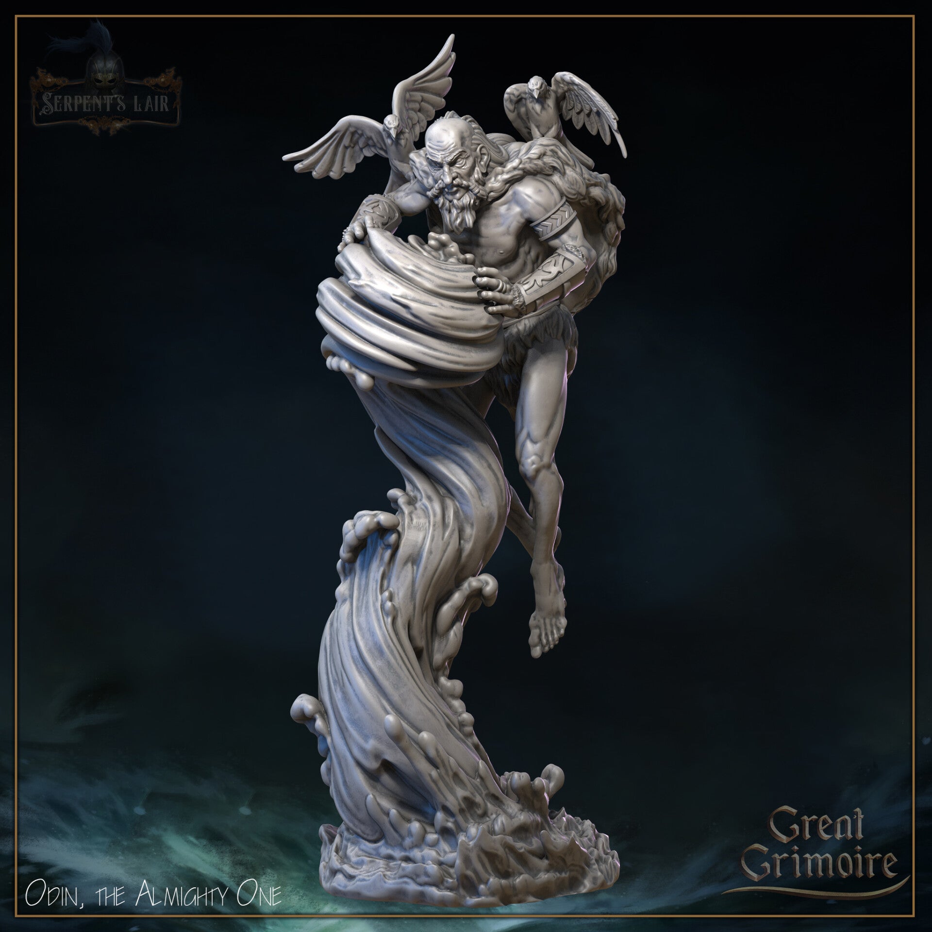 Serpents Lair - Odin, the Almighty One - 32mm - by Great Grimoire