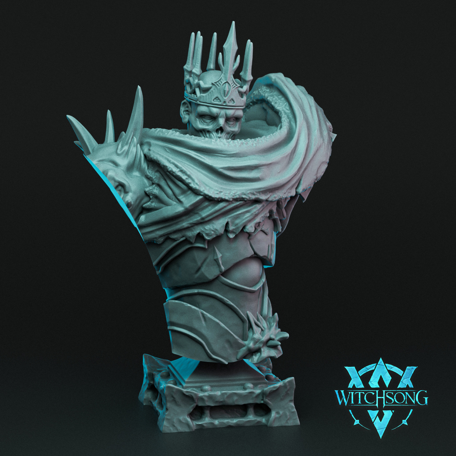 Dead King - Bust - by Witchsong Miniatures