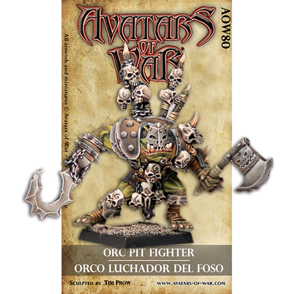 Orc Pit Fighter --> Out of Print - Plastic - By Avatars of War
