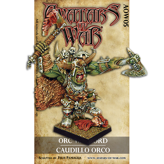 Orc Warlord --> Out of Print - Plastic - By Avatars of War