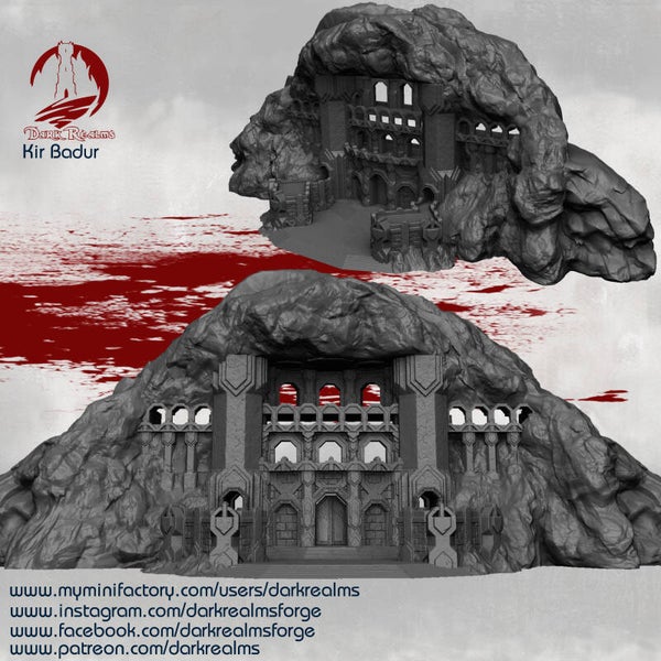 Dwarven Outpost - Scenery - 28/32mm - by Dark Realms Forge