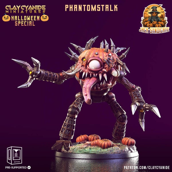 Jack Syndicate - Phantomstalk - 32mm Large model - by Clay Cyanide