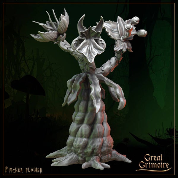 Song of the Forest - Pitcher Flower - 32mm - by Great Grimoire