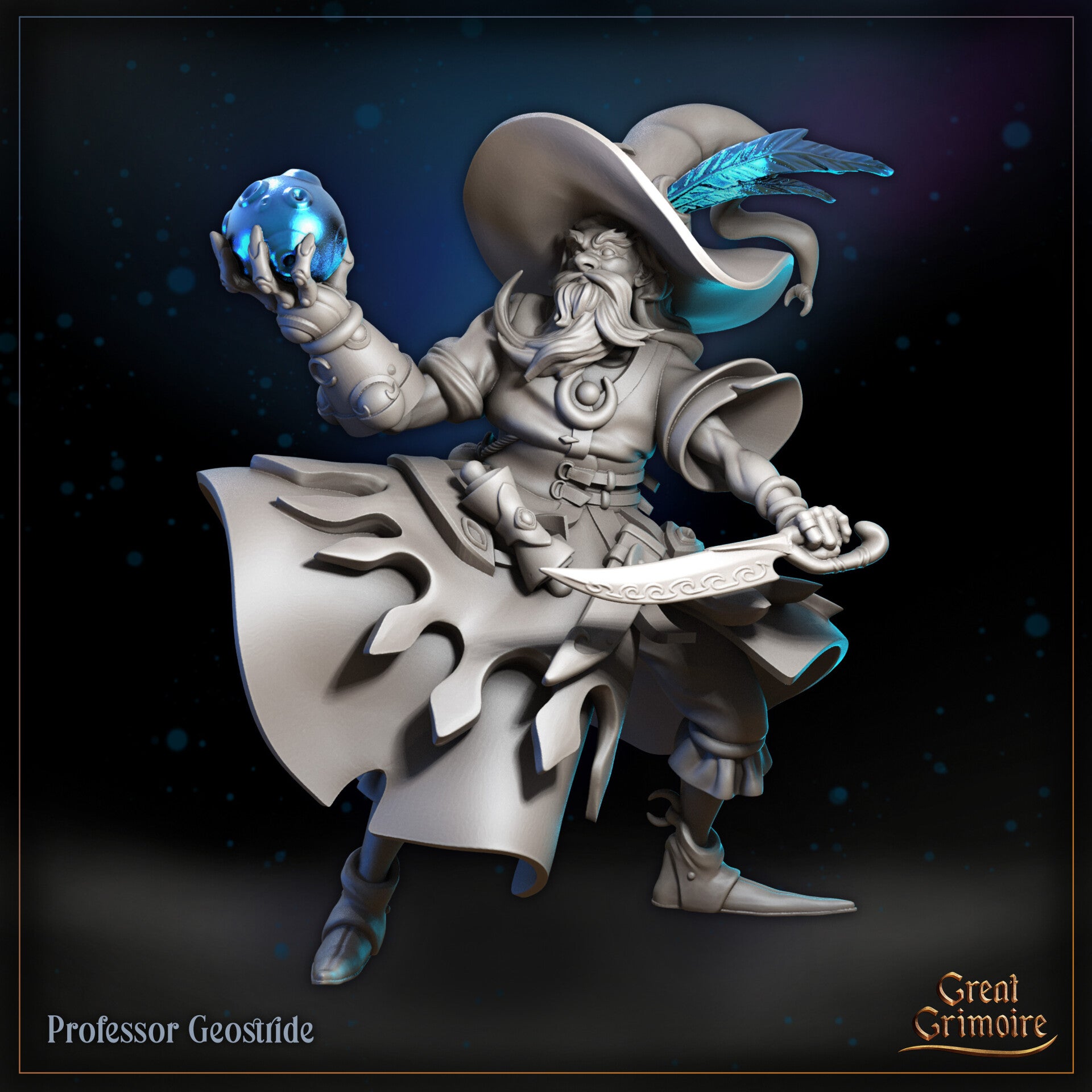 Little Kingdom - Professor Geostride - 32mm - by Great Grimoire