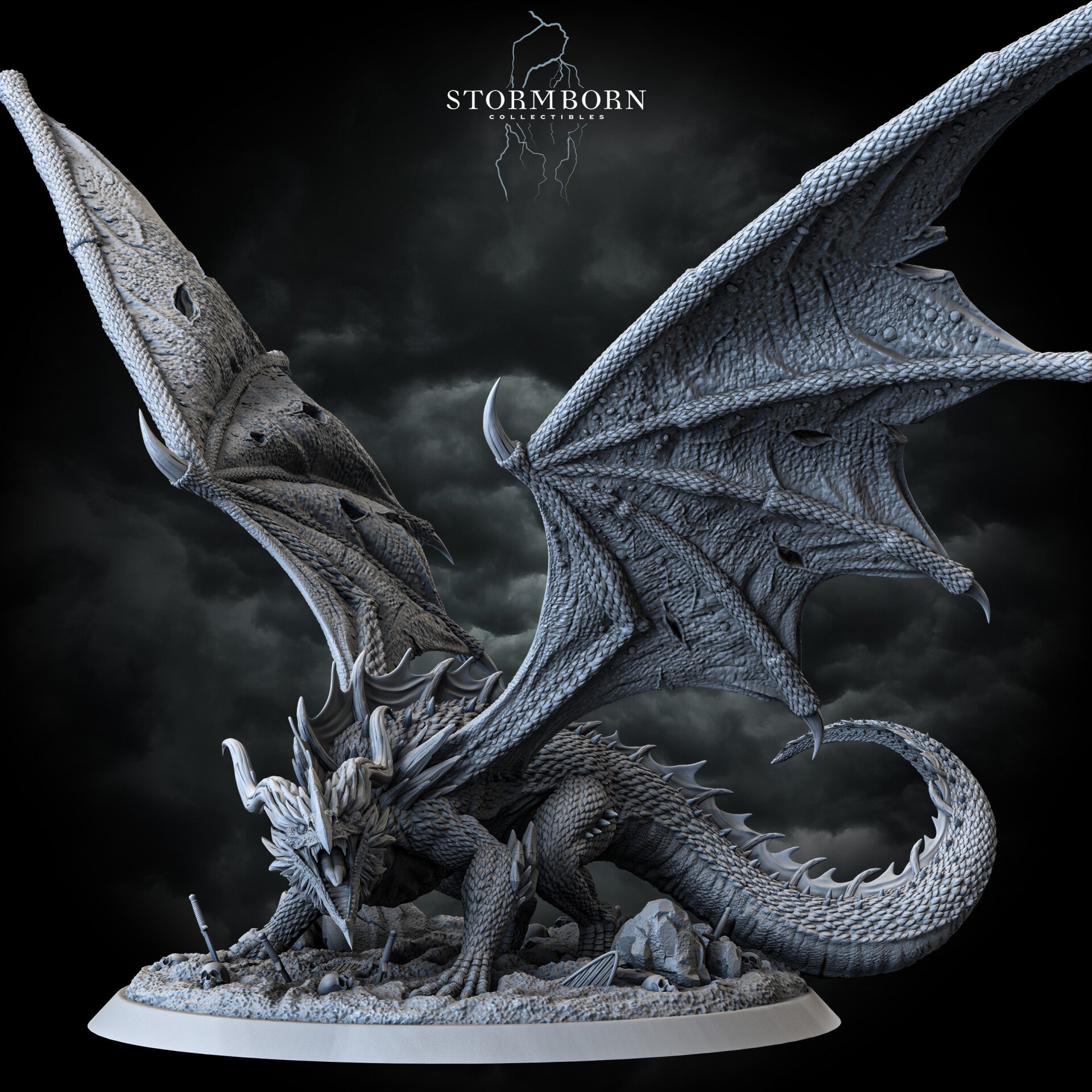 Red Dragon - Scale 32mm - by Stormborn Collectibles
