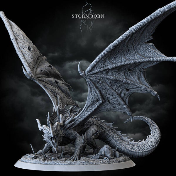 Red Dragon - Scale 32mm - by Stormborn Collectibles