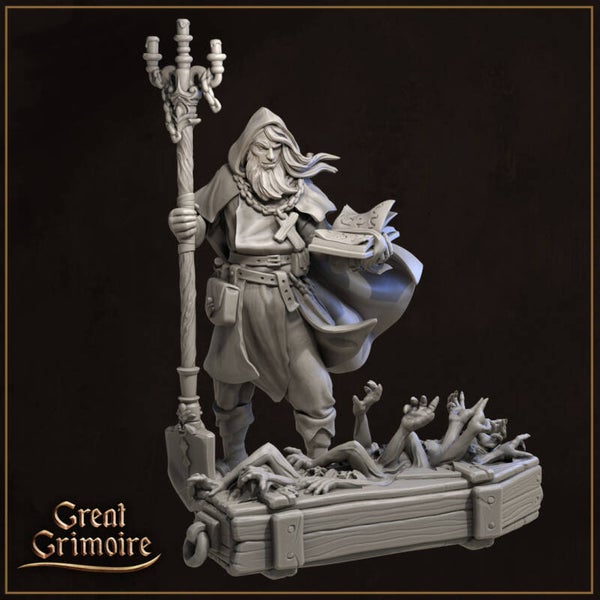 Behind the Crimson Curtain - Abraham Billingsworth - 75mm - by Great Grimoire