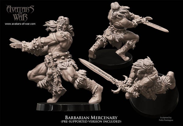 Barbarian Mercenary 1 - By Avatars of War