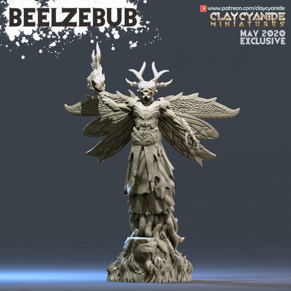 Angels vs Demons - Beelzebub - 32mm - by Clay Cyanide