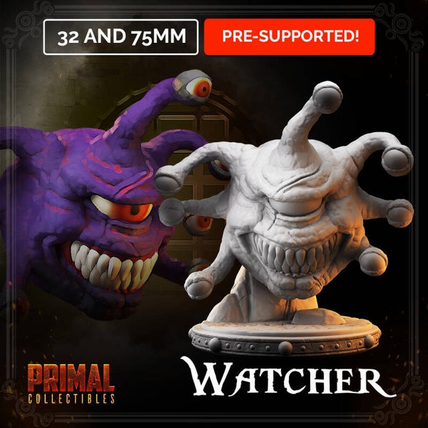 Dungeon Quest - Watcher/Beholder - 32mm/75mm - by Primal Collectibles