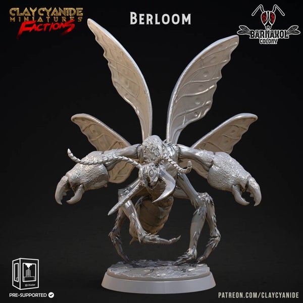 Barnakol Colony - Berloom - Large 32mm model - by Clay Cyanide
