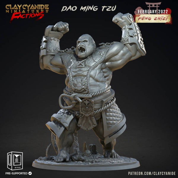 Fheng Zhizi - Dao Ming Tzu - 32mm Huge model - by Clay Cyanide