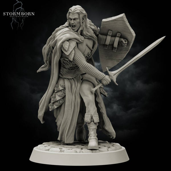 Elven Warrior - Scale 32mm - by Stormborn Collectibles