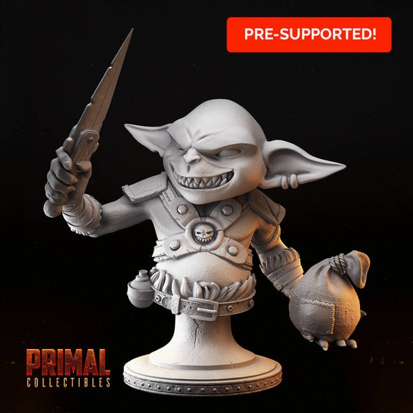 Classic Busts - Goblin - 77mm - by Primal Collectibles