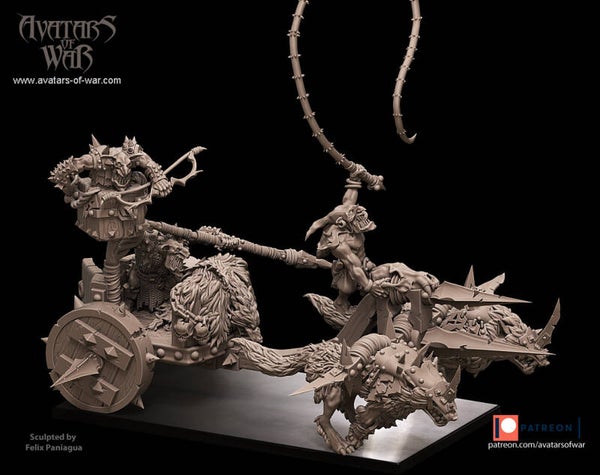 Goblin Wolf Chariot - By Avatars of War
