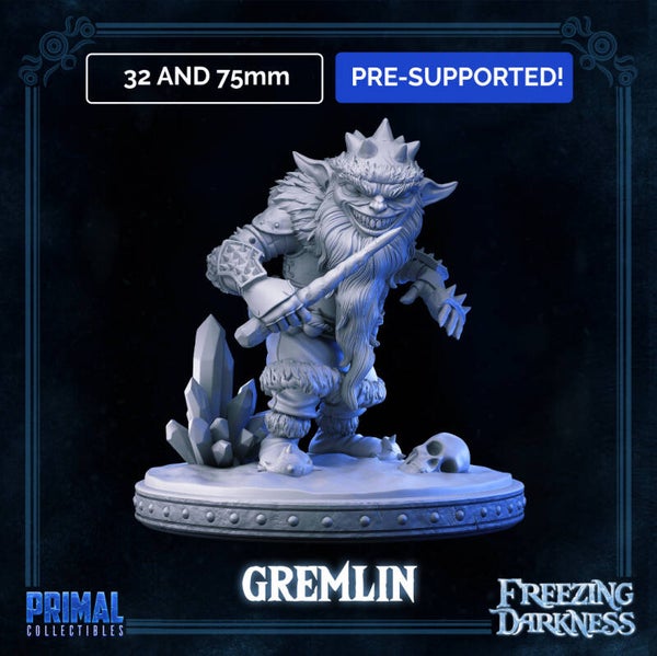 Freezing Darkness - Gremlin 1 - 32mm/75mm - by Primal Collectibles