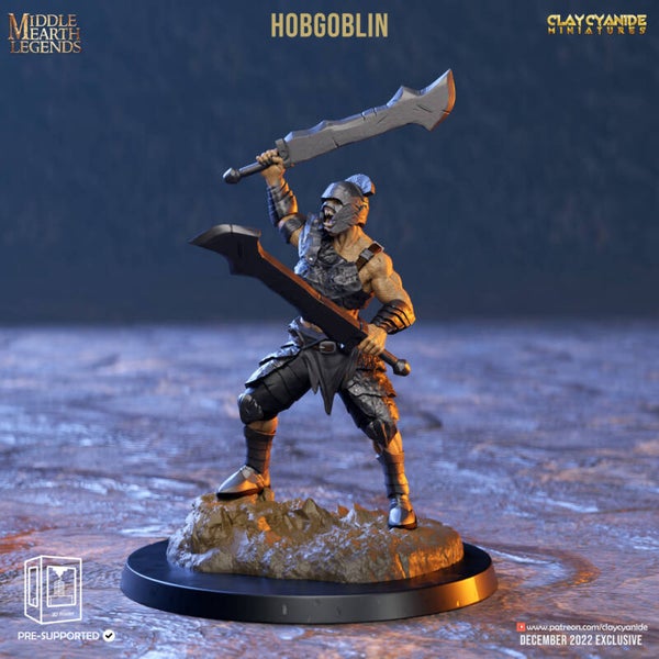 Middle Earth Legends - Hobgoblin 2 - 32mm - by Clay Cyanide