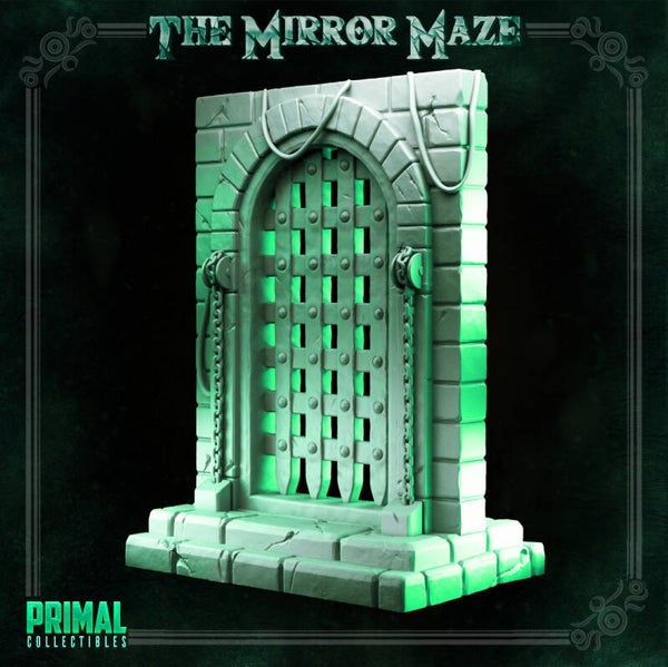 Mirror Maze - Scenery: Porticullis - 32mm - by Primal Collectibles