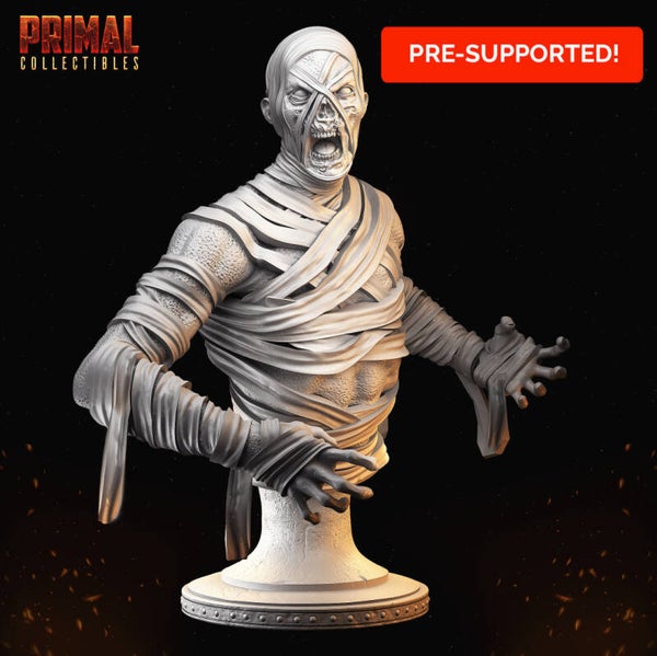 Classic Busts - Mummy - 80mm - by Primal Collectibles