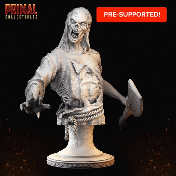Classic Busts - Zombie - 80mm - by Primal Collectibles
