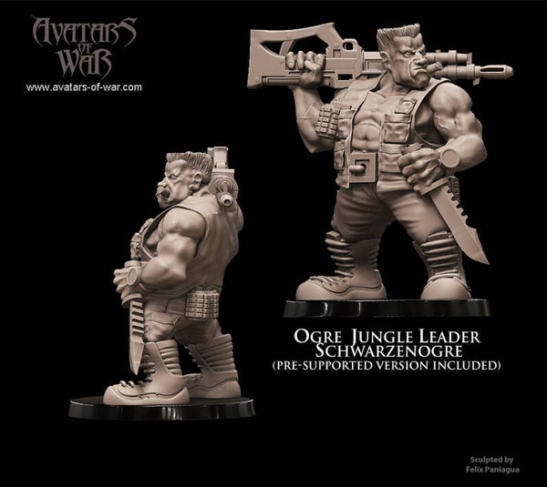 Ogres - Jungle Fighter SchwarzenOgre - By Avatars of War