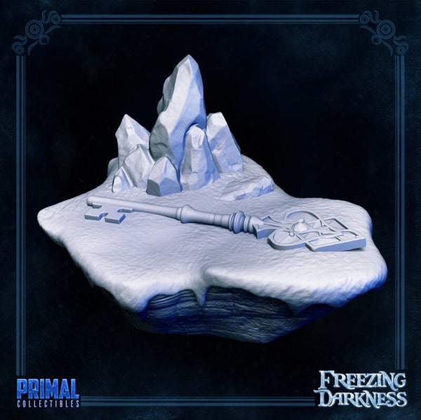 Freezing Darkness - Scenery: Crystal Key - 32mm - by Primal Collectibles