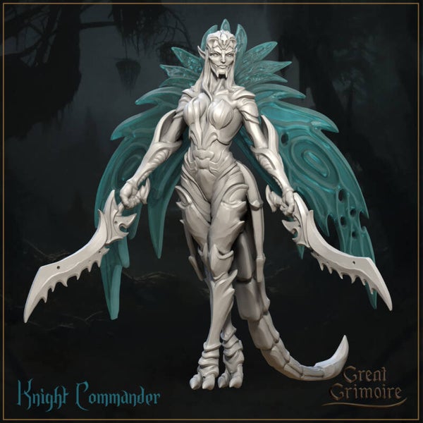 Dark Metamorphosis - Knight Commander - 75mm - by Great Grimoire