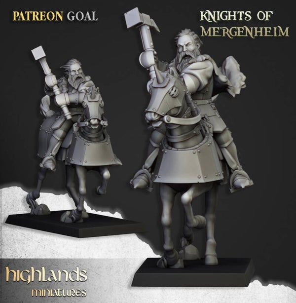 Sunland - Mergenheim Knights 5x - By Highlands Miniatures