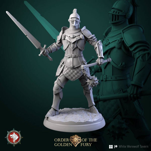 Order of the Golden Fury - Knight v4 - 32mm