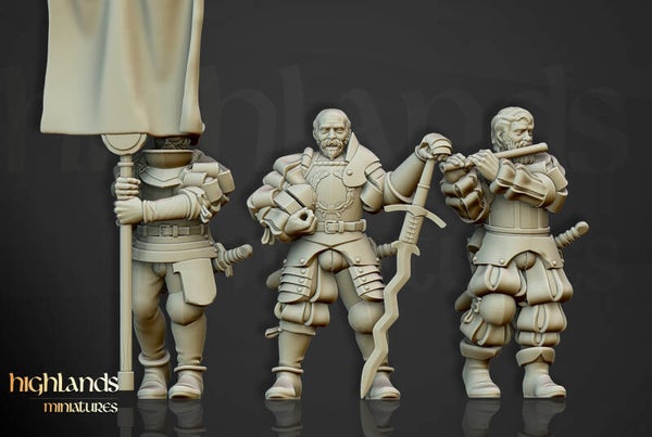 Sunland - Landsknechts of Soltau (3x Command) - By Highlands Miniatures