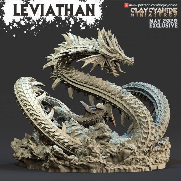 Angels vs Demons - Leviathan - 32mm - by Clay Cyanide