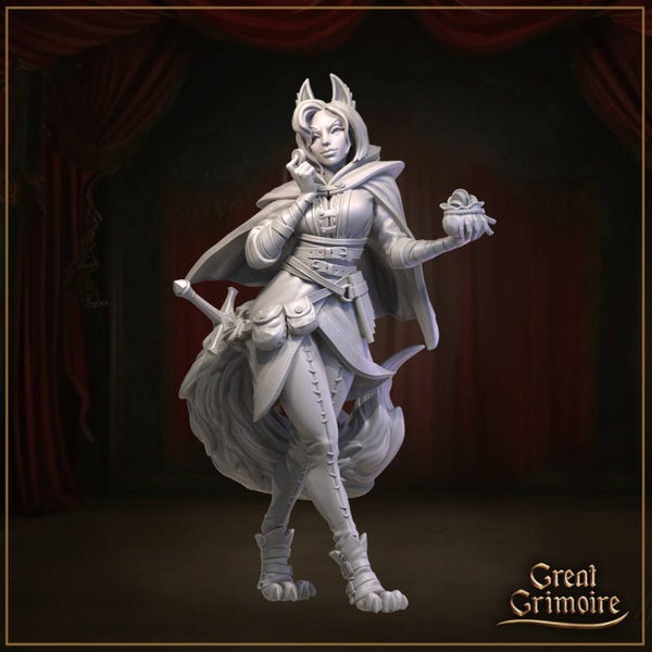 Behind the Crimson Curtain - Ms Fox - 75mm - by Great Grimoire