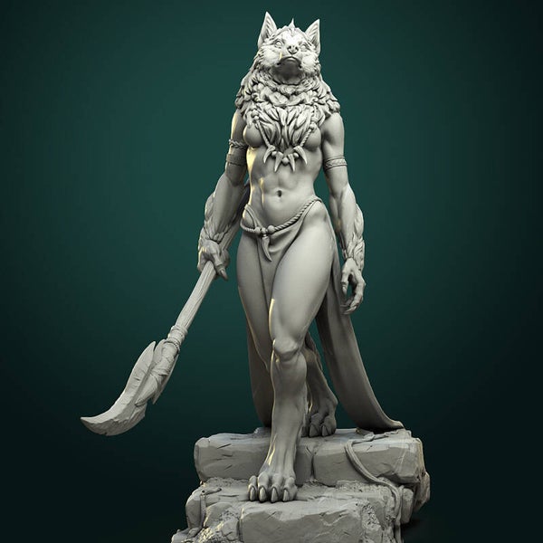 Werewolf Madness - Oleana the Werewolf Queen - 123mm