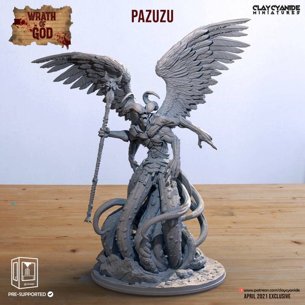 Wrath of God - Pazuzu - 32mm Gigantic - by Clay Cyanide