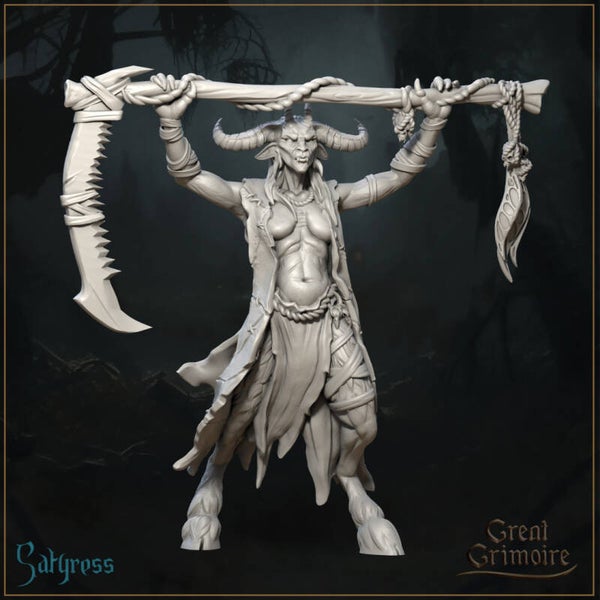 Dark Metamorphosis - Satyress - 32mm - by Great Grimoire