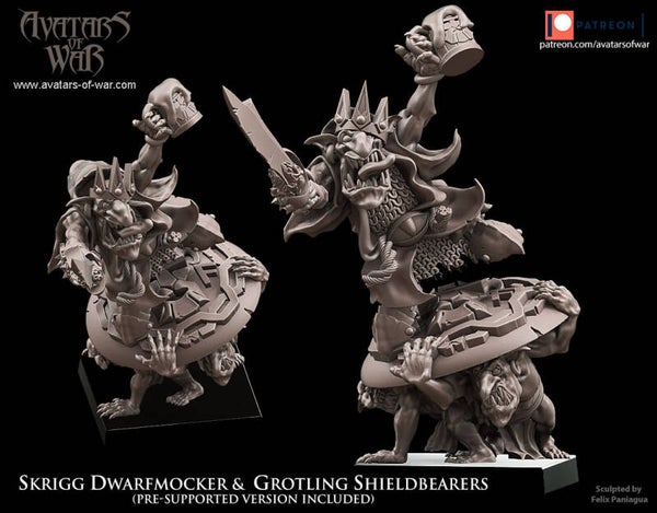 Goblin Boss - Skrigg Dwarfmocker - By Avatars of War