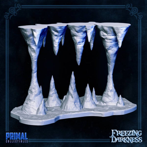 Freezing Darkness - Scenery: Stalactite Trap - 32mm - by Primal Collectibles