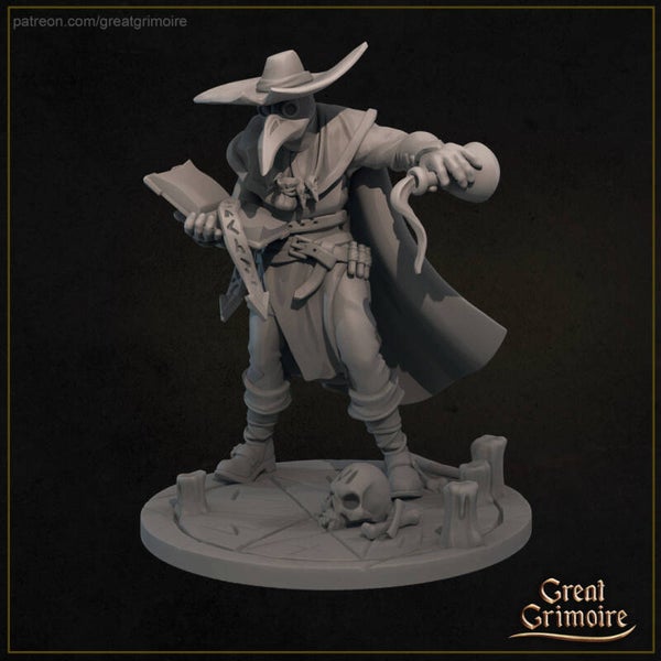 Dr Corvus with potion - 32mm - by Great Grimoire