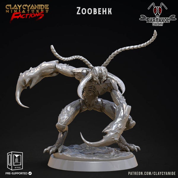 Barnakol Colony - Zoobehk - Large 32mm model - by Clay Cyanide