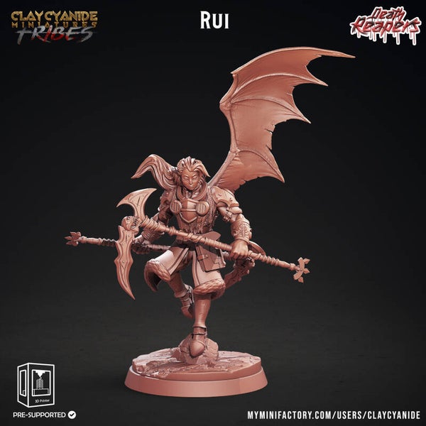 Death Reapers - Rui - 32mm model - by Clay Cyanide