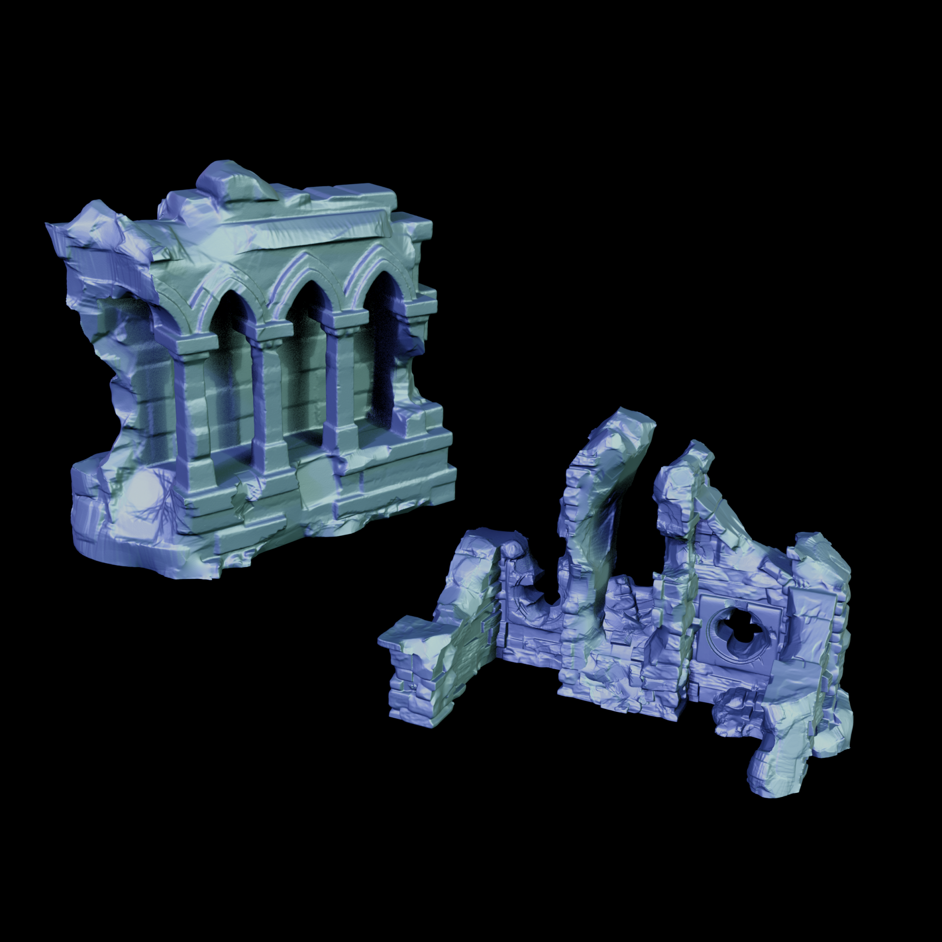 The Forsaken Ruins - Ruins 15 - Scenery - 28/32mm - by Lita Minis