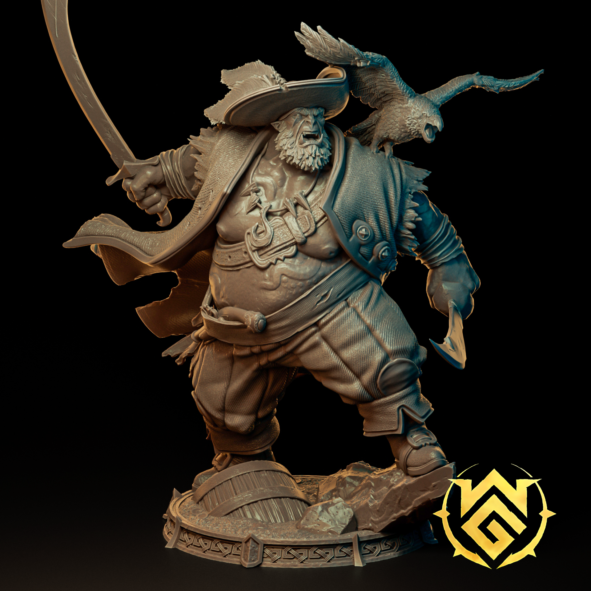 Saltsworn Seagazer - Figurine 254mm by WitchGuild