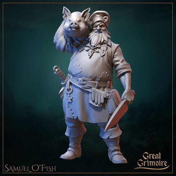 Gathering Storm - Samuel O'Fish - 32mm - by Great Grimoire