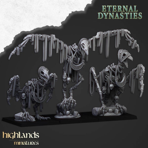 Eternal Dynasties - Sand Vulture Unit 3x - By Highlands Miniatures