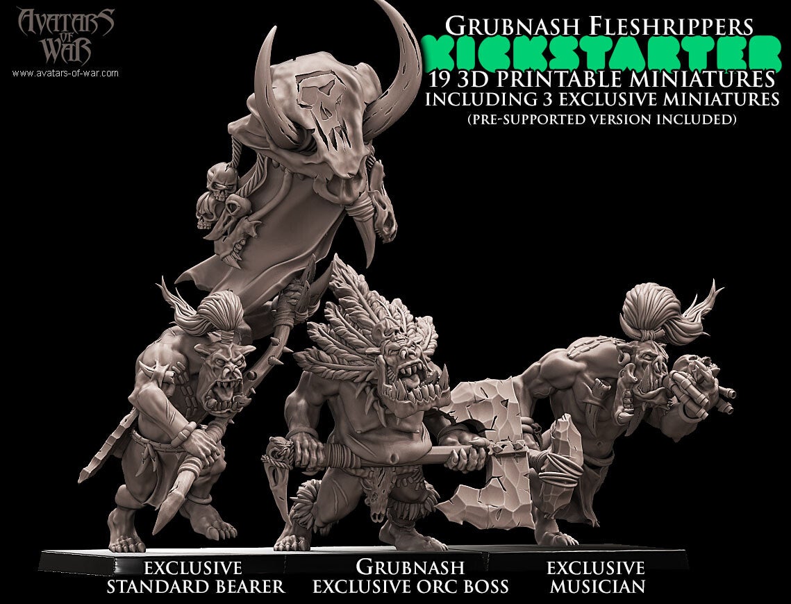 Grubnash' Command Group - By Avatars of War