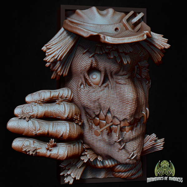 Hold My Booknook - Scarecrow - by Miniatures of Madness