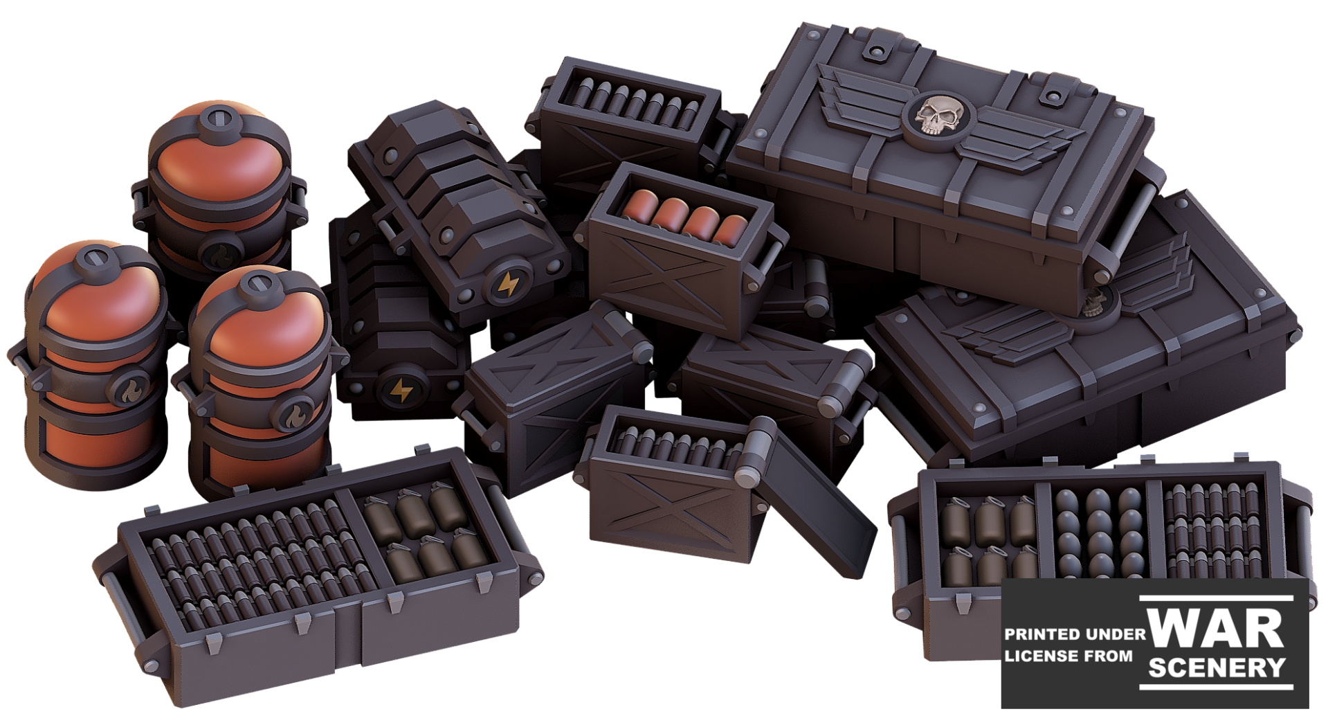 Grimdark Outpost - Scatter Terrain - by War Scenery