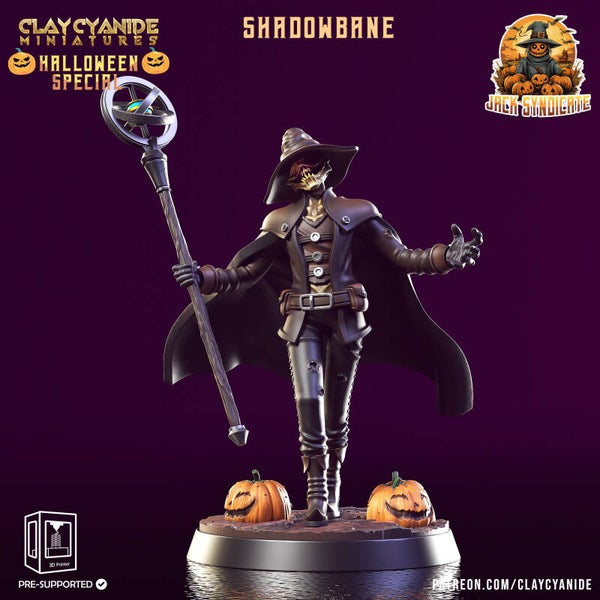 Jack Syndicate - Shadowbane - 32mm model - by Clay Cyanide