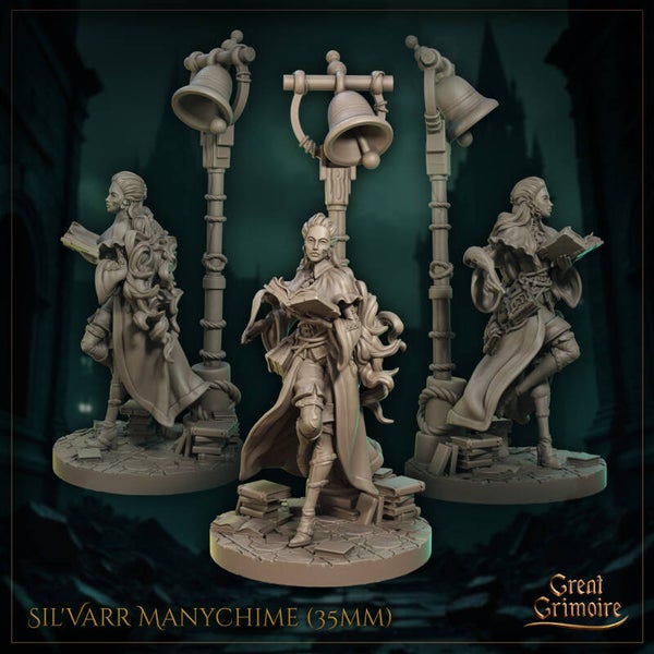 The City of Lost Souls - Sil Varr Manychime - 32mm - by Great Grimoire